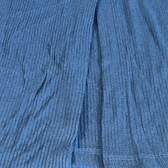 Anthropologie Maronie V NECK RIBBED MIDI DRESS - Picture 5 of 9